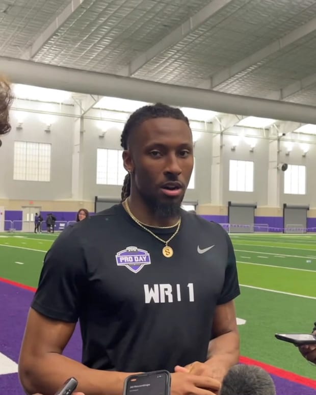 WATCH! - Quentin Johnston on his performance at TCU Pro Day