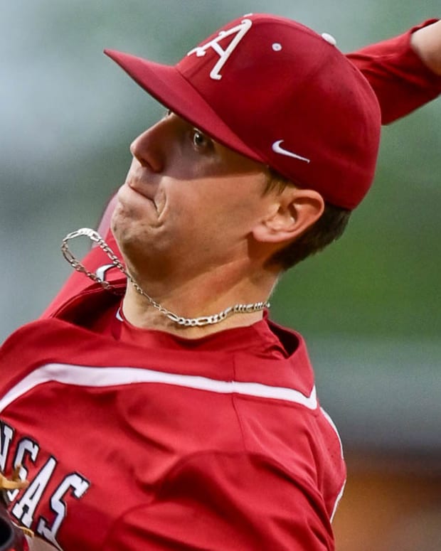 Razorbacks' Gage Wood, Jace Bohrofen, Will McEntire After Tennessee Win ...