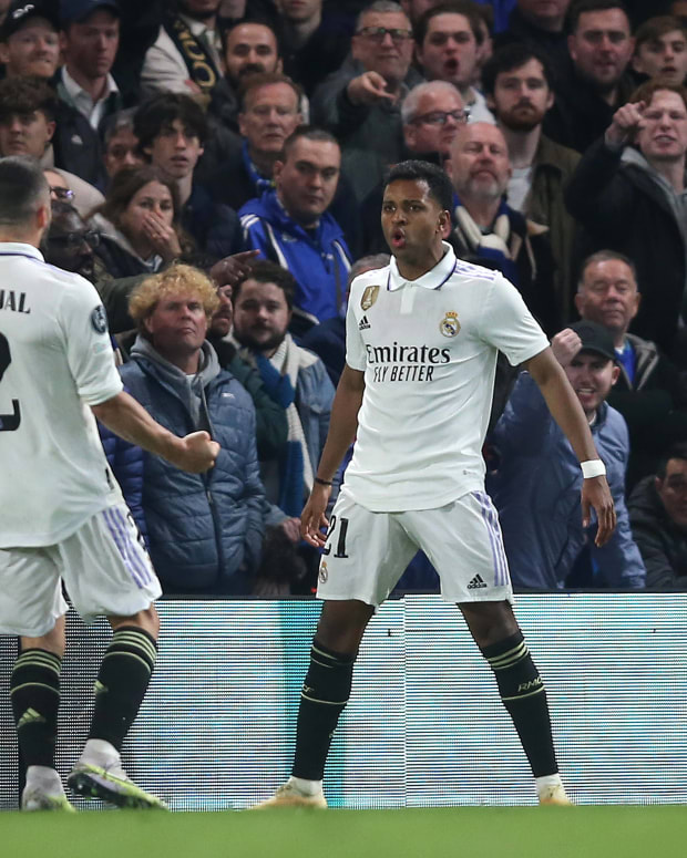 Rodrygo scores vs Chelsea then does Cristiano Ronaldo celebration - Futbol  on FanNation