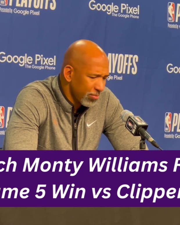 Suns Coach Monty Williams Reacts to Game 5 Win vs Clippers