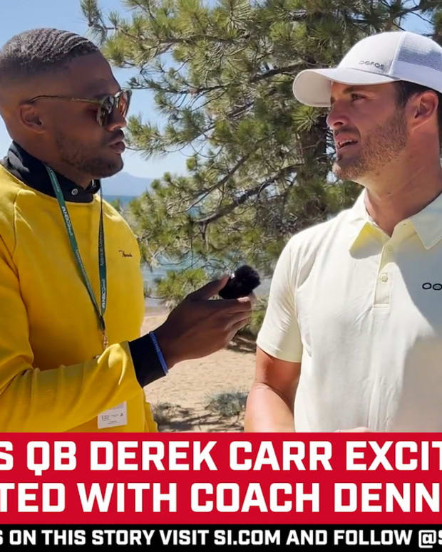 Derek Carr on Being With the Saints