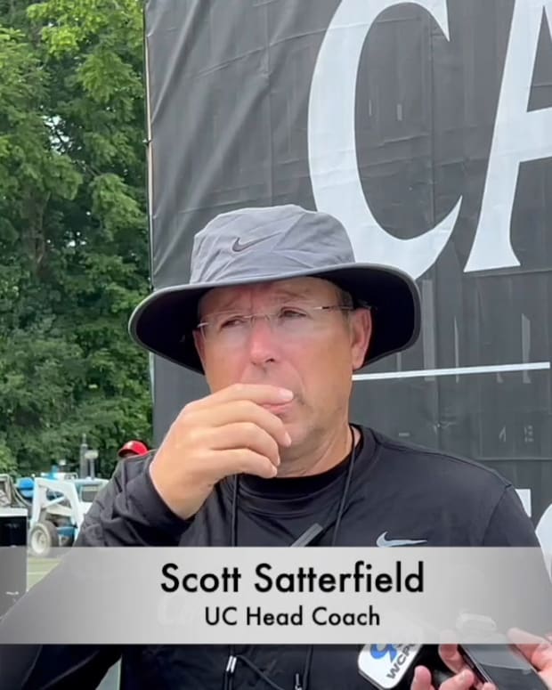 Scott Satterfield Camp Higher Ground First Practice