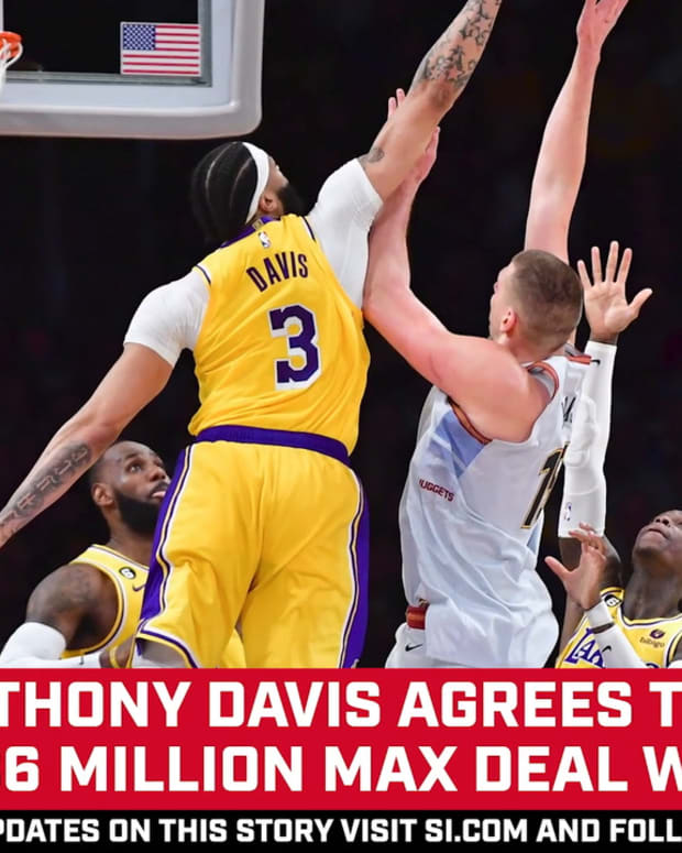 Anthony Davis Agrees to Three-Year $186 Million Max Extension With Lakers