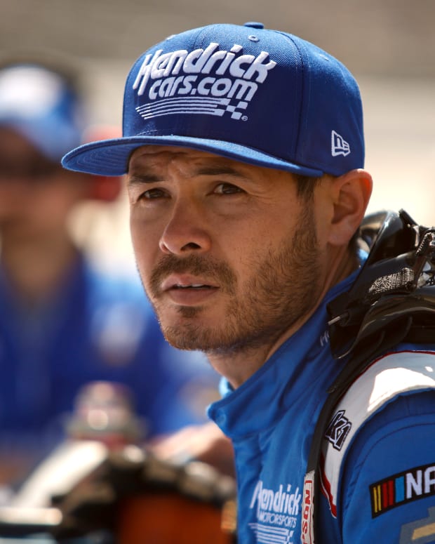 Even Kyle Larson seems to be wondering what's happened thus far this season. Photo: Getty Images for NASCAR.