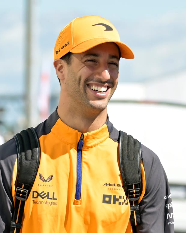 Despite his struggles this season, McLaren driver Daniel Ricciardo was all smiles last weekend at Circuit Gilles Villeneuve in Montreal. Photo: USA Today Sports / Eric Bolte