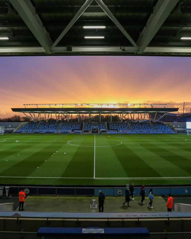 A general view of Manchester City's Academy Stadium from May 2022