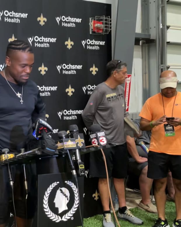 Malcolm Brown - Opening Day of Saints Training Camp