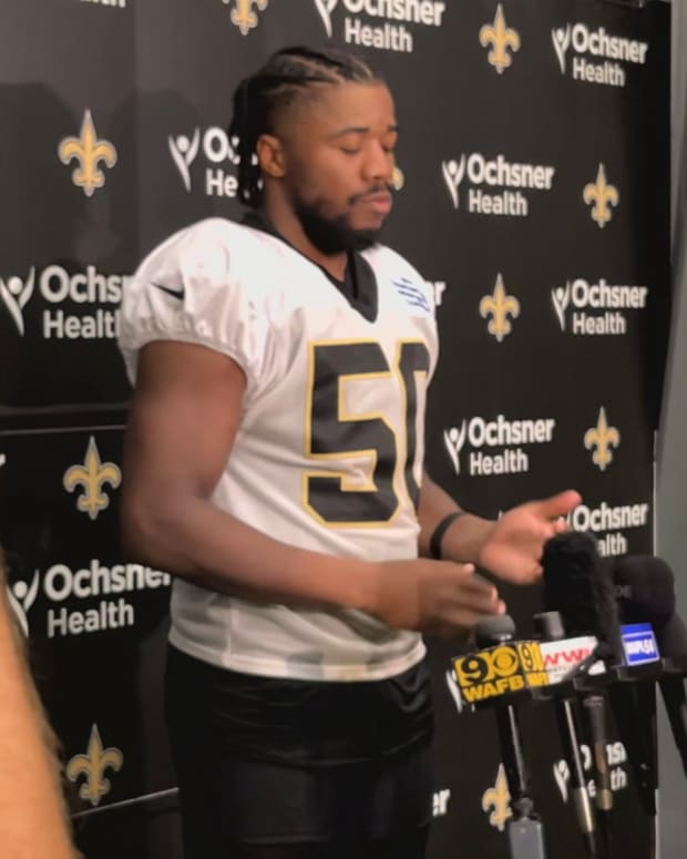 Andrew Dowell - Saints Training Camp - Day 4
