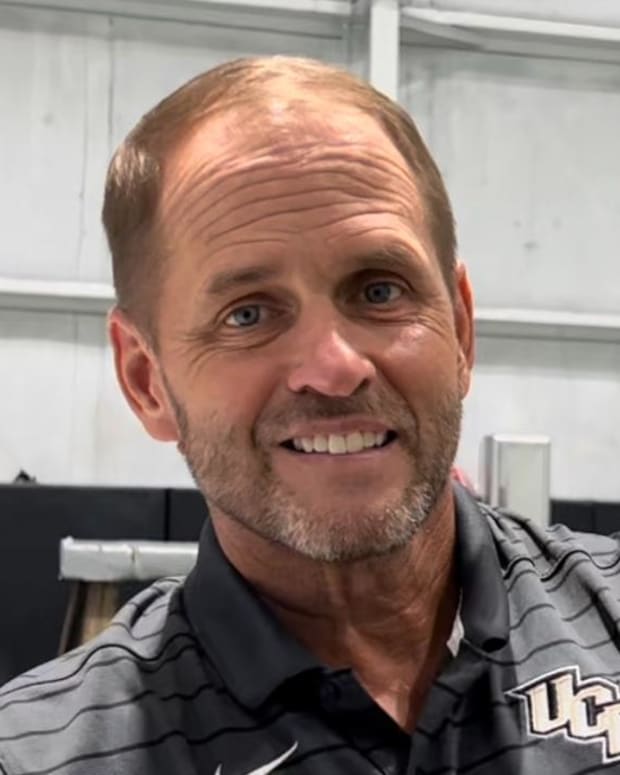 David Gibbs UCF Co-Defensive Coordinator and Secondary Coach - 2022 fall camp media day