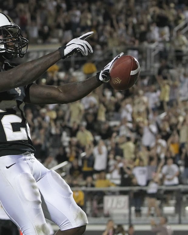 Latavius Murray versus Southern Miss, Oct. 13, 2012. UCF won 38-31 in double overtime.