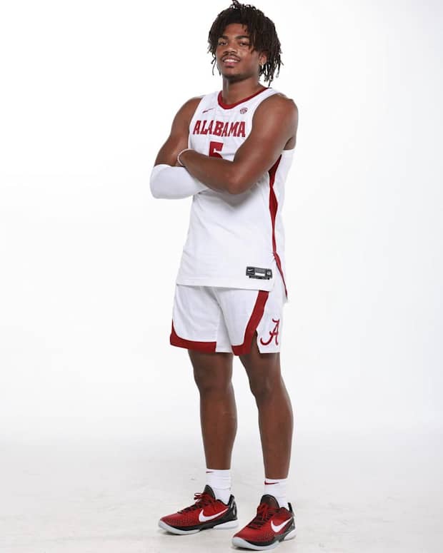 RJ Johnson on his unofficial visit