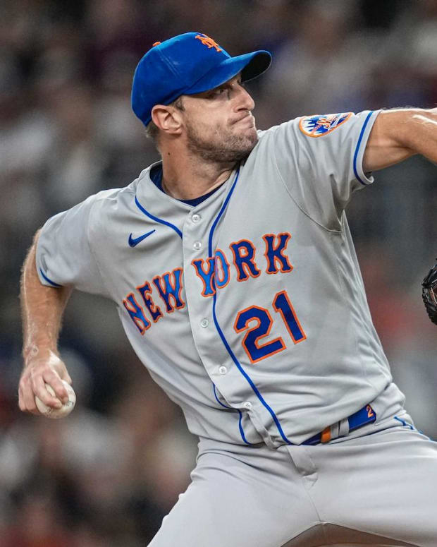 Max Scherzer was shaky, New York Mets' Offense silent in loss to Braves.