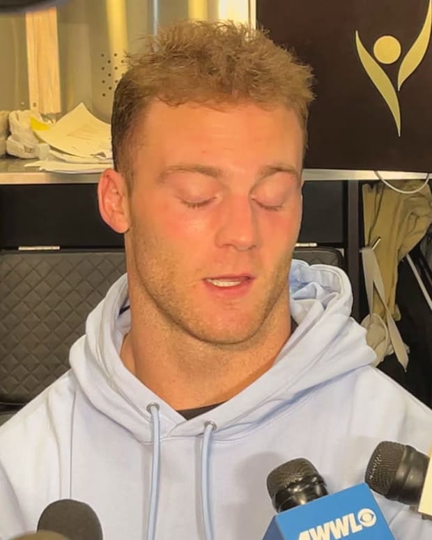 Pete Werner Locker Room Interview Week 13 Sports Illustrated New