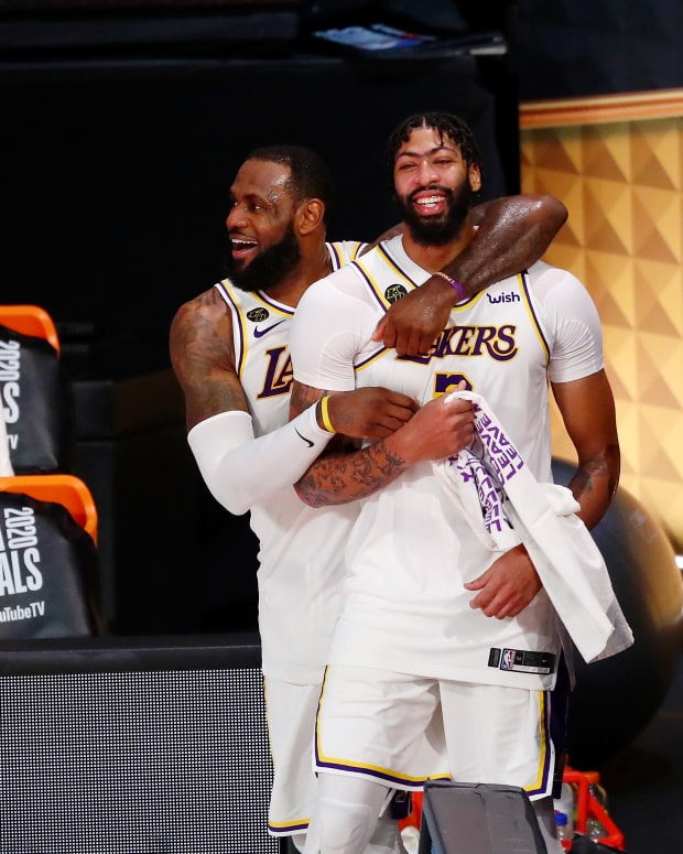 lebron james anthony davis lakers finals game 6 2020