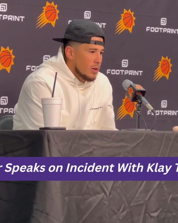 Devin Booker Speaks on Incident With Klay Thompson