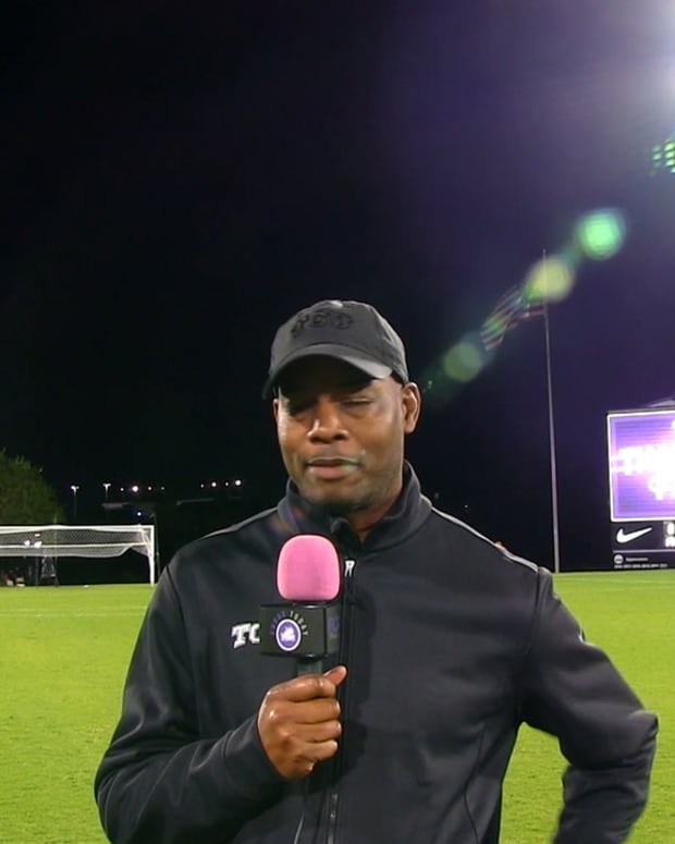 WATCH! Eric Bell PostMatch Interview Sports Illustrated TCU Killer