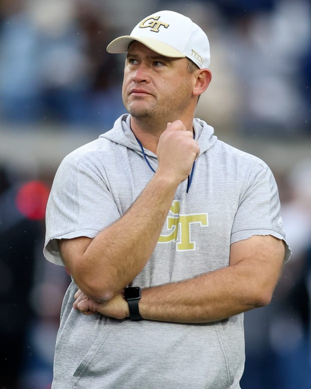 Georgia Tech interim head coach Brent Key