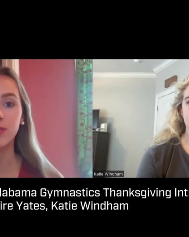 The Extra Point  Alabama Gymnastics Thanksgiving Intrasquad