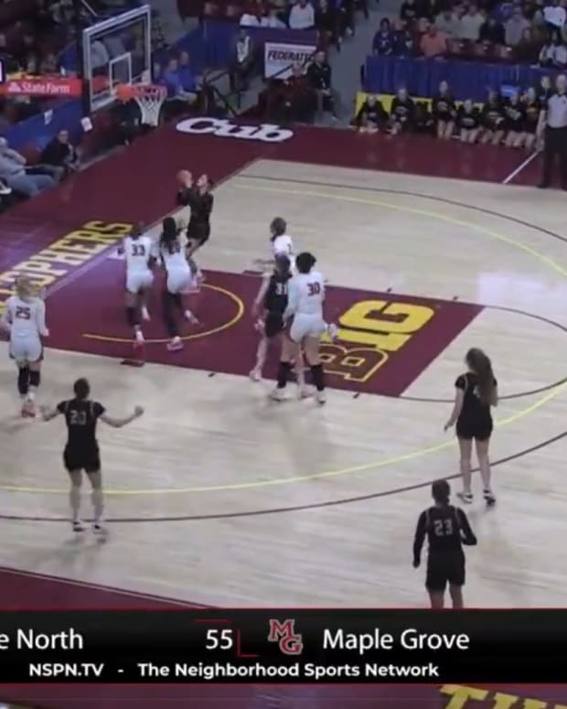Maple Grove's Claire Stern hits game winning shot