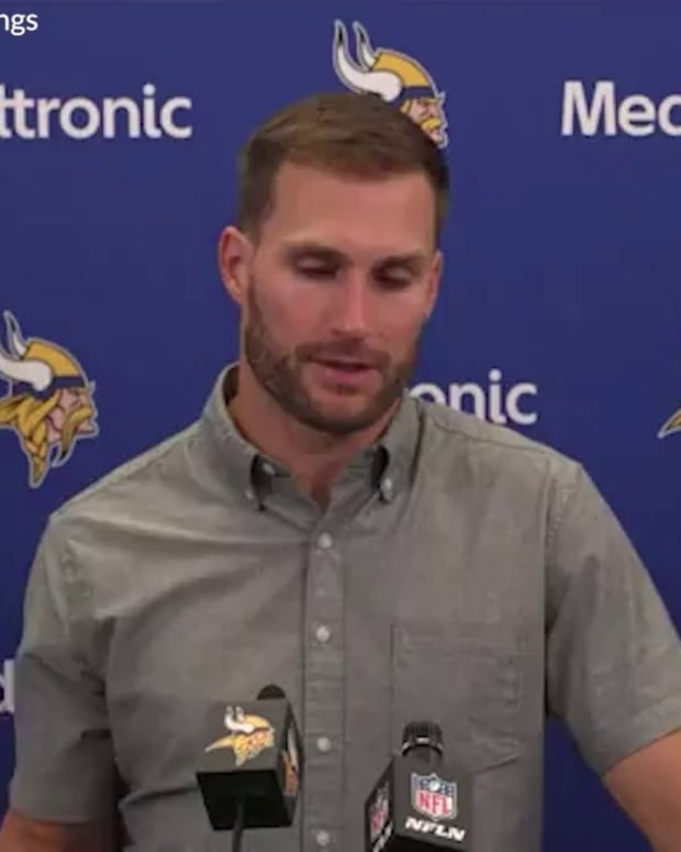 Kirk Cousins on throwing pick6 and chasing down defender Sports