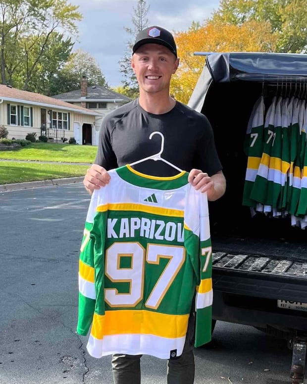 Meet the guy with a truck full of rentable Wild jerseys near Xcel