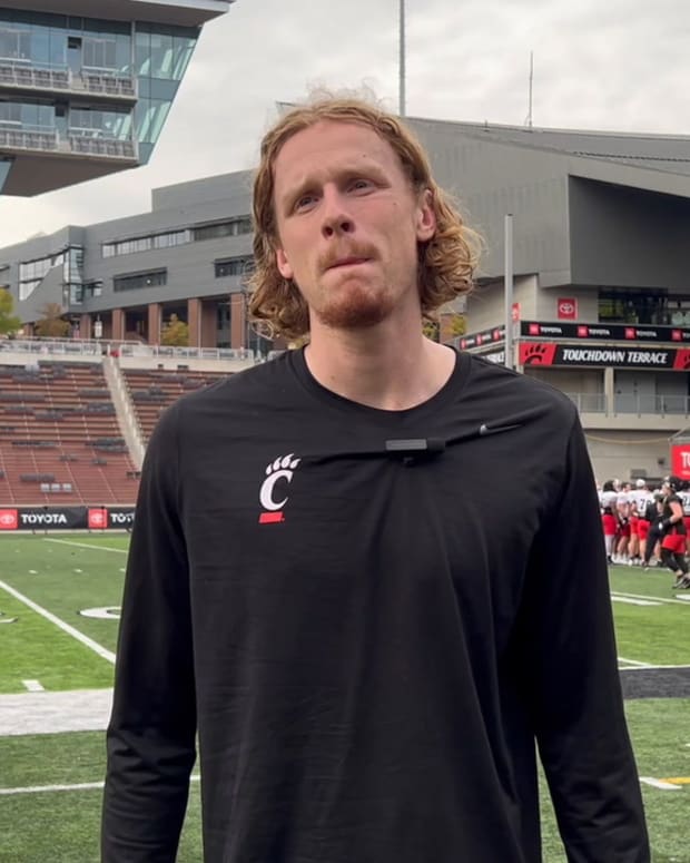 UC Punter Mason Fletcher Dives Into Growing His Game, First American Football Tackle, And More