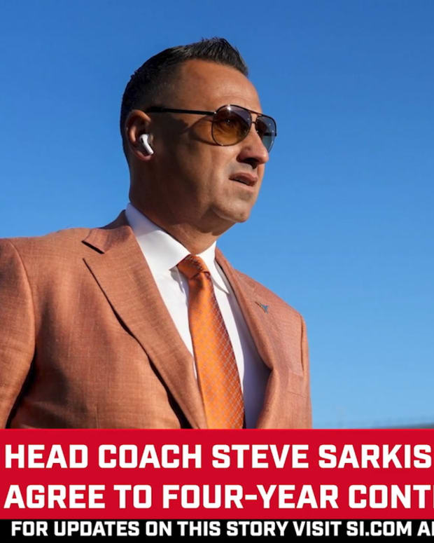 WATCH! Texas Coach Steve Sarkisian