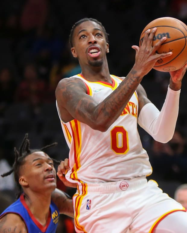 Delon Wright is the 11th Hawks player to enter the NBA Health & Safety Protocols.