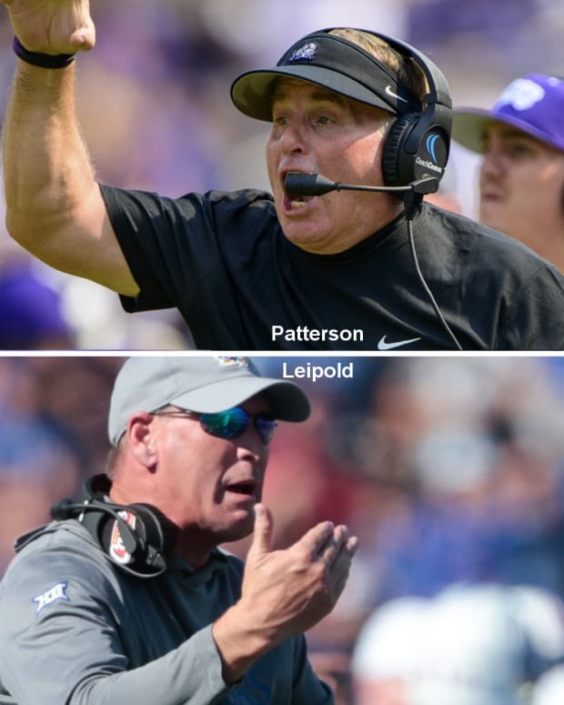 Gary Patterson and Lance Leipold NCAAF coaches