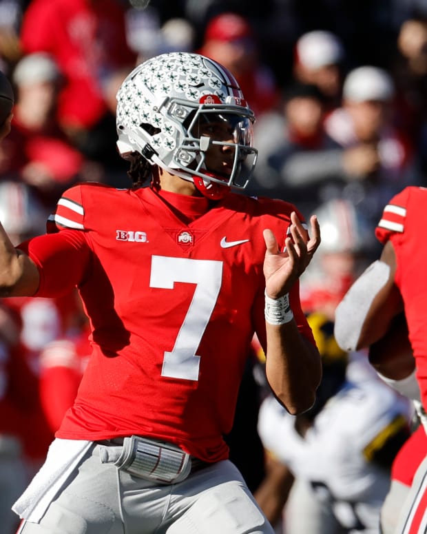 Ohio State Buckeyes quarterback CJ Stroud is considered a prime contender to be the No. 1 overall pick in the 2023 NFL Draft.