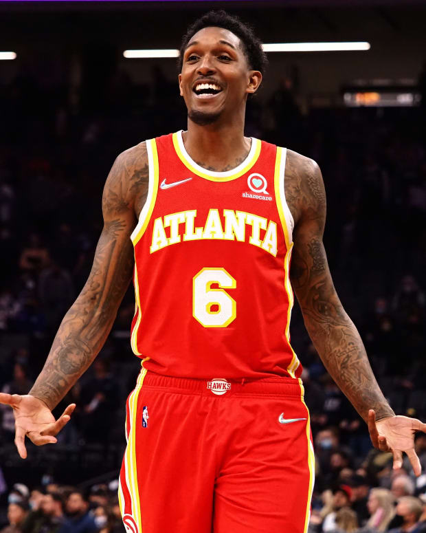 The NBA will retire the No. 6 league-wide honoring legendary player and activist Bill Russell. Lou Williams is the last Atlanta Hawks player to wear the uniform number.