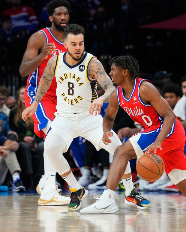 Indiana Pacers guard Gabe York