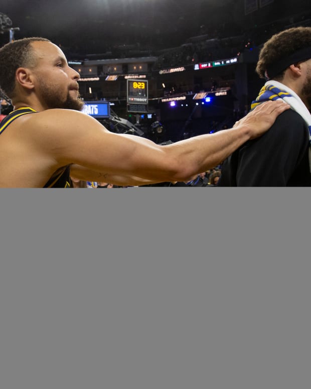 Klay Thompson and Stephen Curry Golden State Warriors