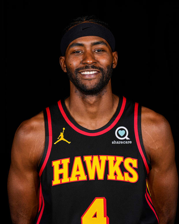 Maurice Harkless poses for a photo during media day.