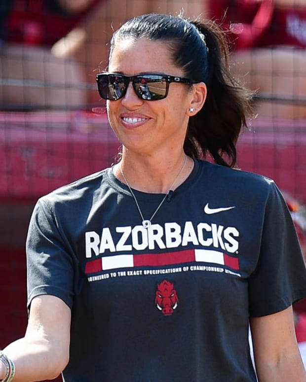Courtney Deifel, Kacie Hoffman, Chenise Dulce Postgame Sports