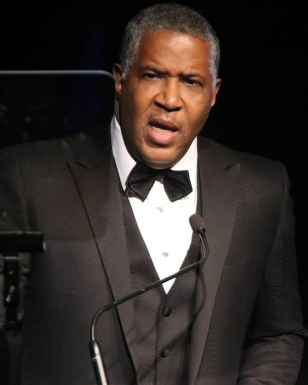 Chair of the Board of Robert F. Kennedy Human Rights, Robert F. Smith, speaks at the 2018 Ripple of Hope Gala in New York City. Wednesday, December 12, 2018 Ripple Of Hope Awards