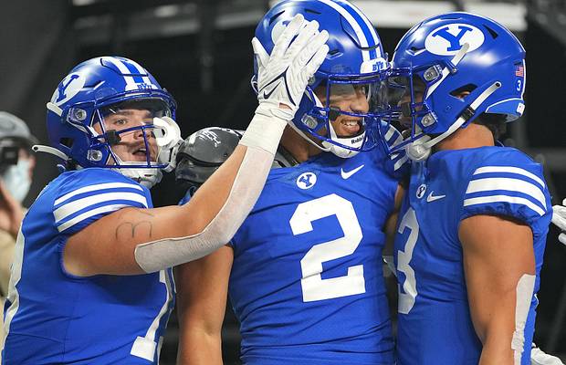byu football helmet royal blue Cougars Riddell Speed Mini your dashboard BYU Football Unveils Alternate Navy,