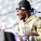 New York Giants wide receiver Kadarius Toney (89) on the field for warmups at MetLife Stadium on Sunday, Nov. 7, 2021, in East Rutherford.