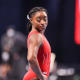 Biles competing at the 2021 U.S. Olympic Team Trials.