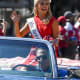 Miss Alabama Lindsay Fincher rides in the University of Alabama homecoming parade Saturday, Oct. 22, 2022. News University Of Alabama Homecoming Parade.