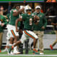 Dec 16, 2023; Atlanta, GA, USA; Florida A&amp;M Rattlers running back Kelvin Dean (9) runs for a touchdown against the Howard Bison in the second half at Mercedes-Benz Stadium.