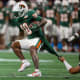 Dec 16, 2023; Atlanta, GA, USA; Florida A&amp;M Rattlers wide receiver Jah'Marae Sheread (10) returns a punt against the Howard Bison in the first half at Mercedes-Benz Stadium.