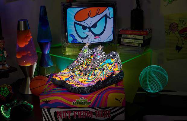 PUMA & LaMelo Ball Drop 'Dexter's Laboratory' Sneakers