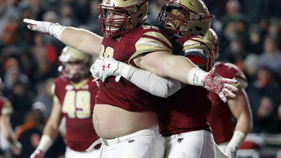'20 Boston College Commit Kevin Pyne (OT) Highlights + Evaluation