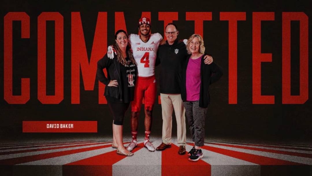 Indiana 2020 Commit David Baker (WR) Highlights and Evaluation