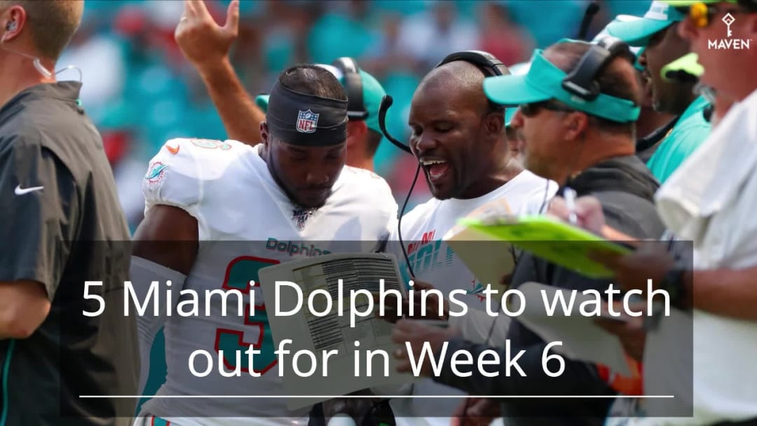 5 Miami Dolphins to watch out for in Week 6