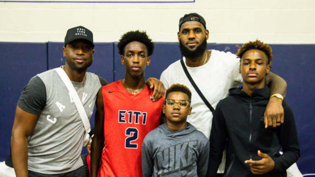 Report: Zaire Wade, LeBron James Jr. Teaming Up at Sierra Canyon High School