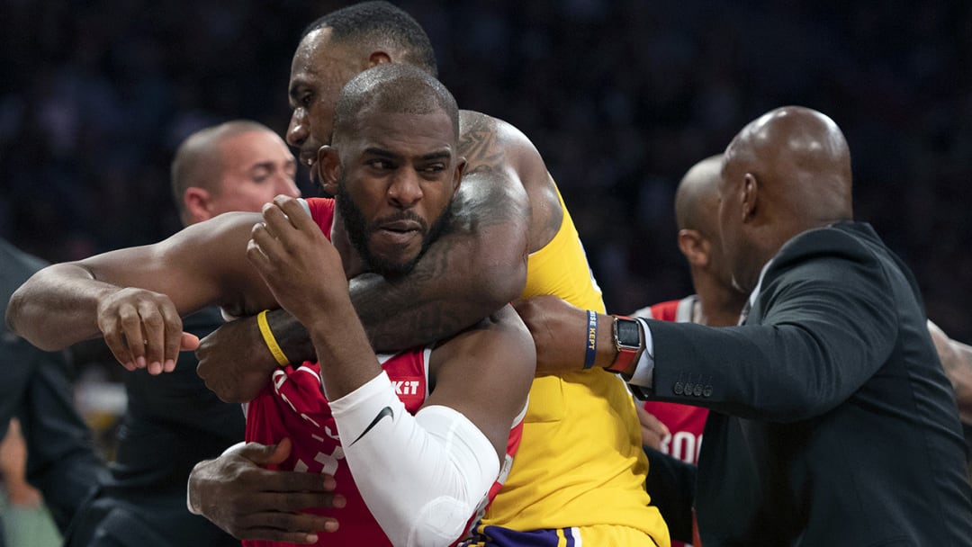 LeBron's Lakers Left to Pick Up the Pieces After Ugly Rondo-CP3 Brawl
