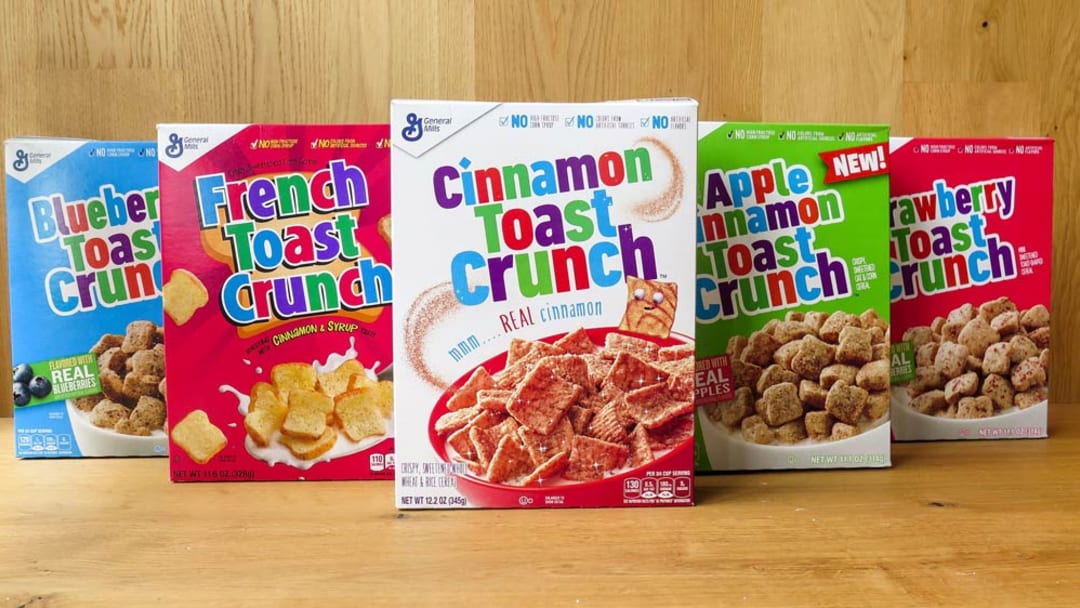The new Cinnamon Toast Crunch favors, ranked