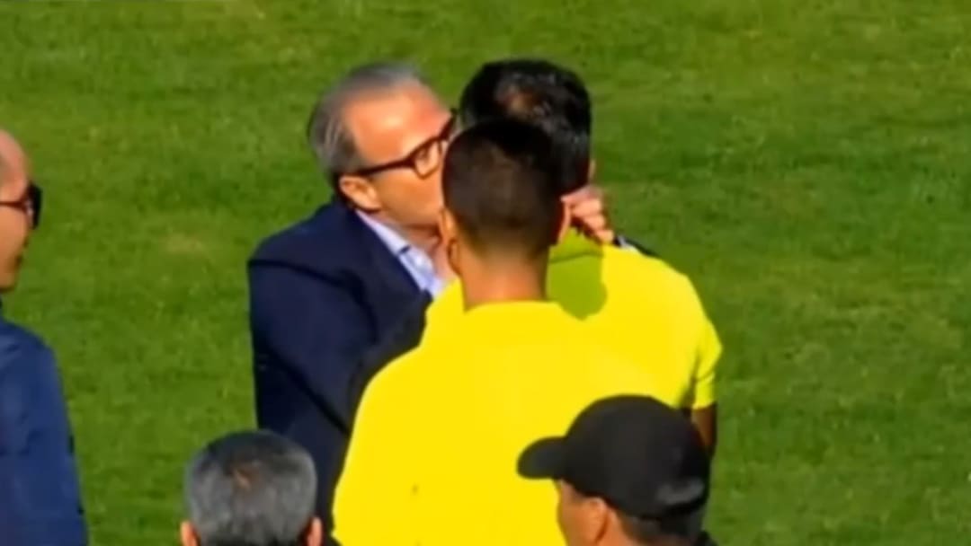 Video: Tunisian soccer executive gets lifetime ban for pinching referee’s butt
